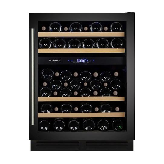 CANTINOLA INC. L60H82,5 cm NERO 2 TEMPERATURE DUNAVOX