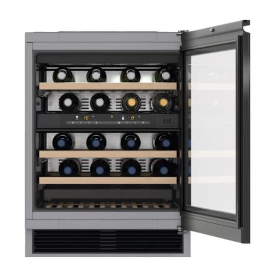 CANTINOLA INC. L60H82 cm NERO 2 TEMPERATURE MIELE